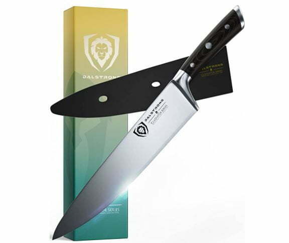 how to cut chicken breast into strips: DALSTRONG Chef Knife - 10" - Gladiator Series