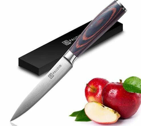 how to cut a pear: PAUDIN 5 inch Chef Knife